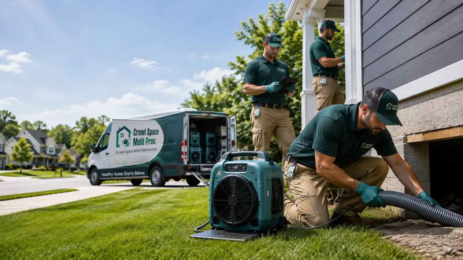 Crawl Space Mold Removal in Vinton, VA